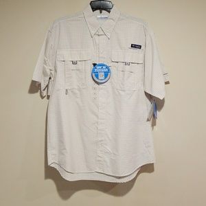 Columbia mens button down spf30 shirt